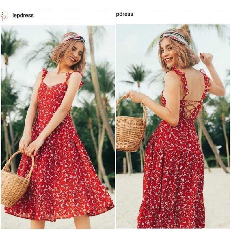 Pass váy Lép chéo lưng size M, đan lưng size S