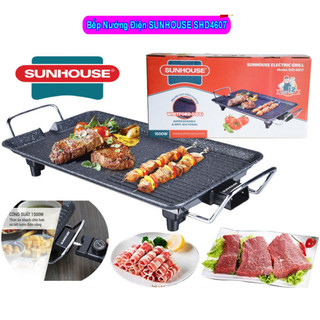 Bếp nướng điện không khói Sunhouse SHD4607 công suất 1500w 5 mức nhiệt, mặt tráng men chống dính, bảo hành 12 tháng