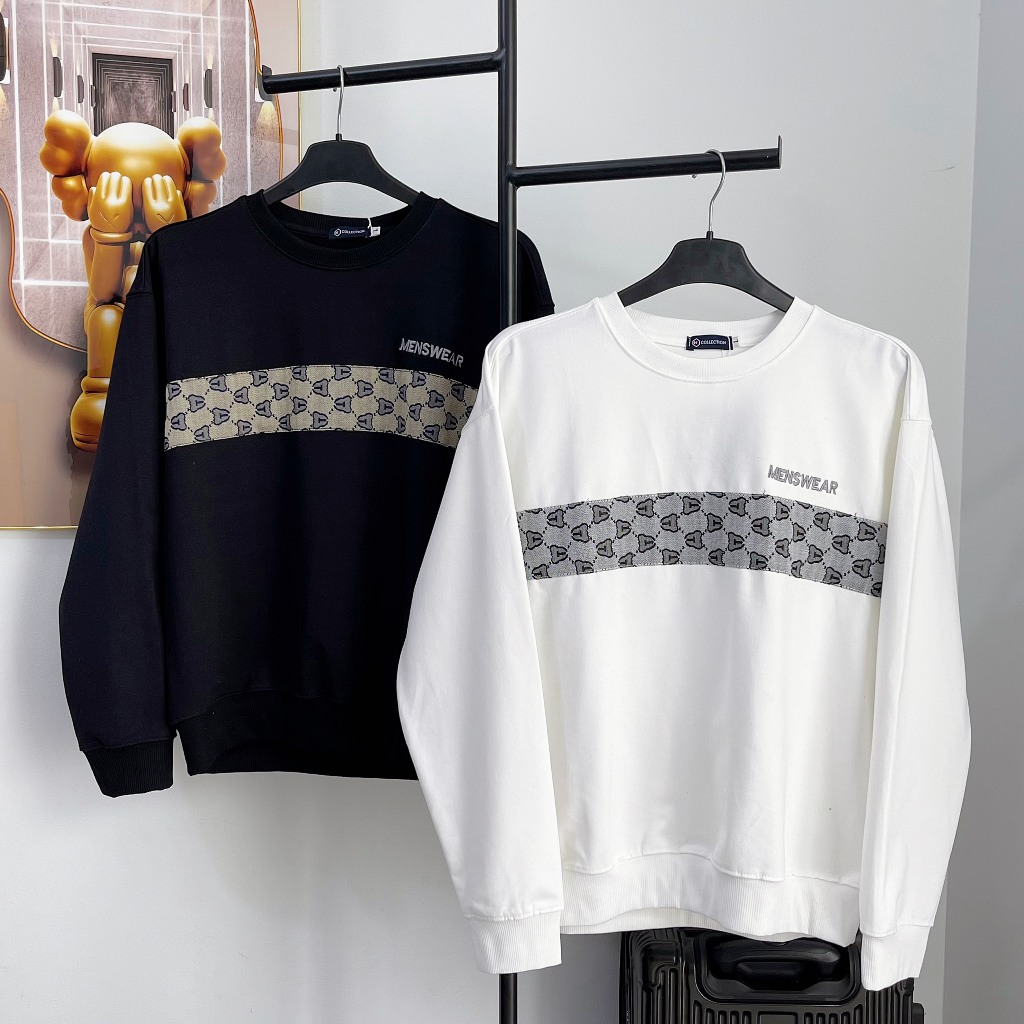Áo sweater, áo nỉ dài tay thêu chữ BALANCE, đồ thu đông nam nữ form rộng chất liệu vải nỉ dày dặn giữ ấm tốt