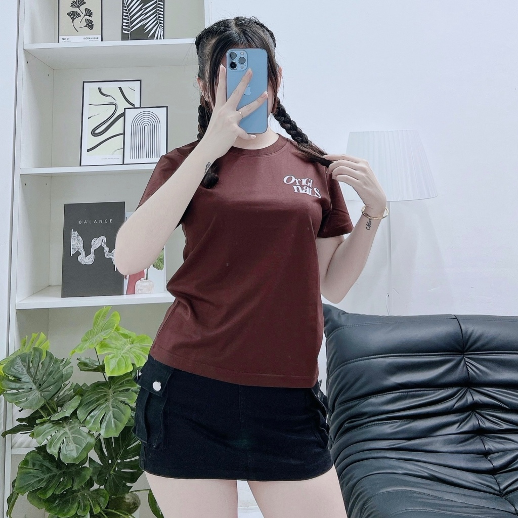 Áo Thun Baby Tee Phong Cách Thể Thao Viền Tay In Chữ B RYSO FASHION