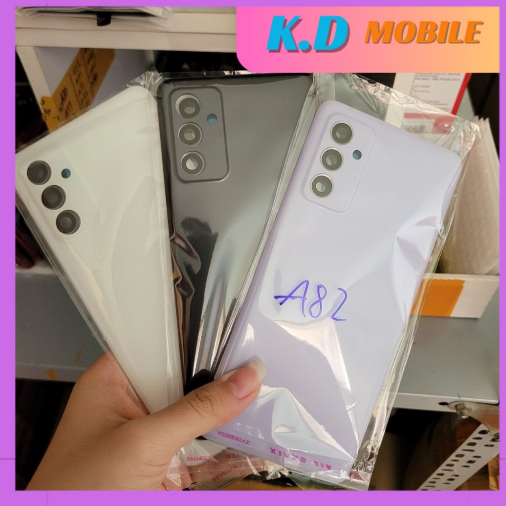 Nắp lưng Samsung A82 có kính camera, keo viền - Shop Dung