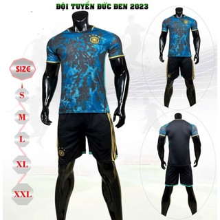 Bộ Đồ Đá Banh Đội Tuyển Đức màu xanh Worcup