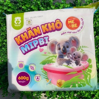 Khăn khô đa năng mipbi ⚡𝐅𝐑𝐄𝐄𝐒𝐇𝐈𝐏⚡ dành cho mẹ và bé. Khăn vải khô đa năng 3 phân loại 260g/300g/600g/900gr