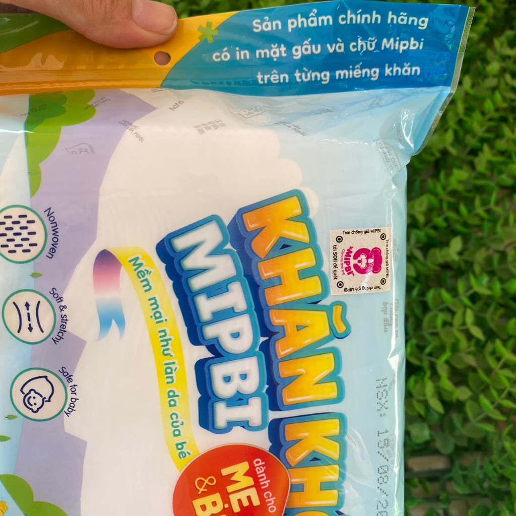 Khăn giấy khô đa Khăn khô Mipbi 200gr SIÊU MỀM an toàn cho trẻ sơ sinh 💖FRESHIP💖