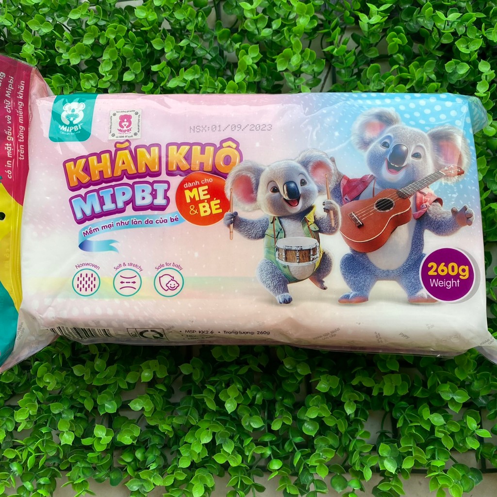 Khăn vải khô đa năng Mipbi 260g