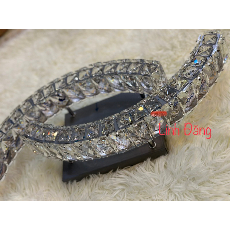 Đèn tường pha lê trang trí phòng ngủ phòng khách, sản xuất tại Linh Đăng Lighting