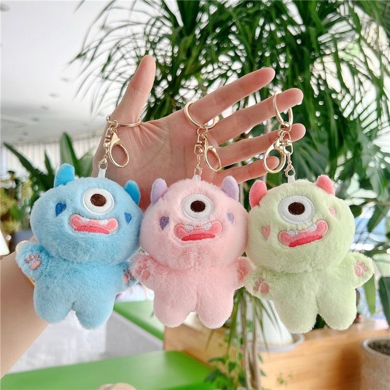 Móc Khóa Bông Quái Vật Mắt Tim - MK1753 - BCorner