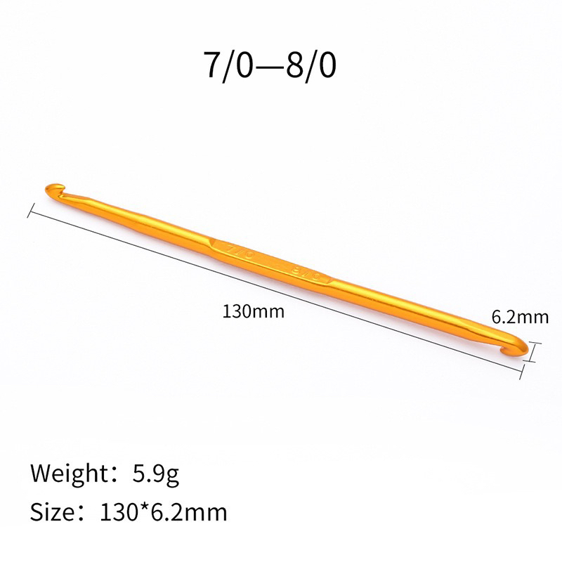 Kim móc 2 đầu cán vàng