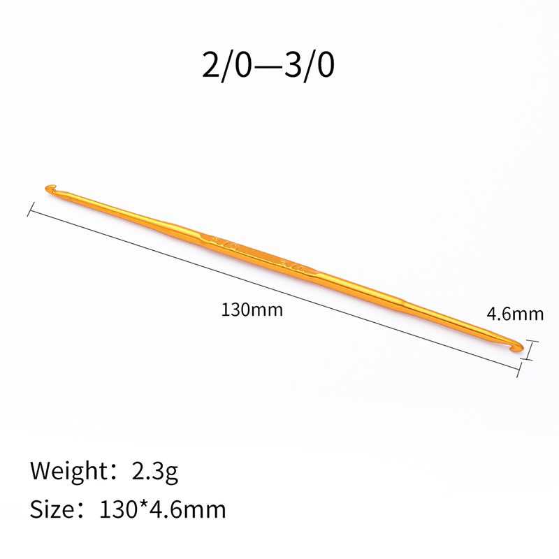 Kim móc 2 đầu cán vàng