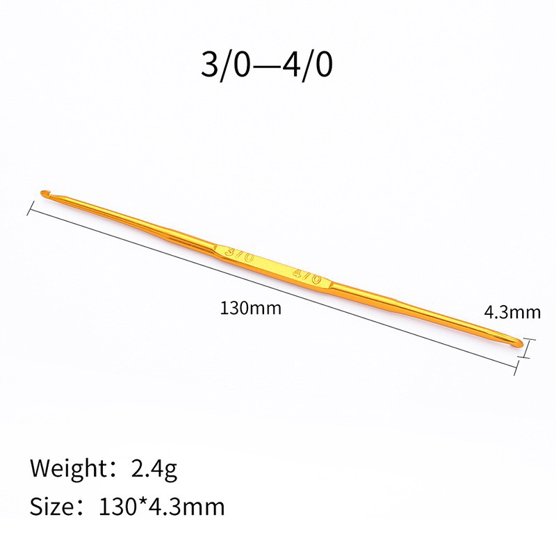 Kim móc 2 đầu cán vàng