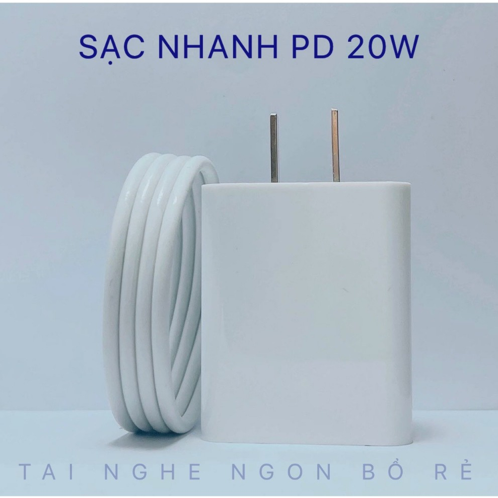 Bộ Sạc Nhanh PD 20W USB-C (Bảo Hành 12 Tháng) , Chính Hãng NBR