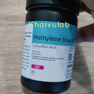 Thuốc thử Methylene Blue Methylen Xanh C16H18ClN3S Xilong CAS 7220-79-3 lọ 25g