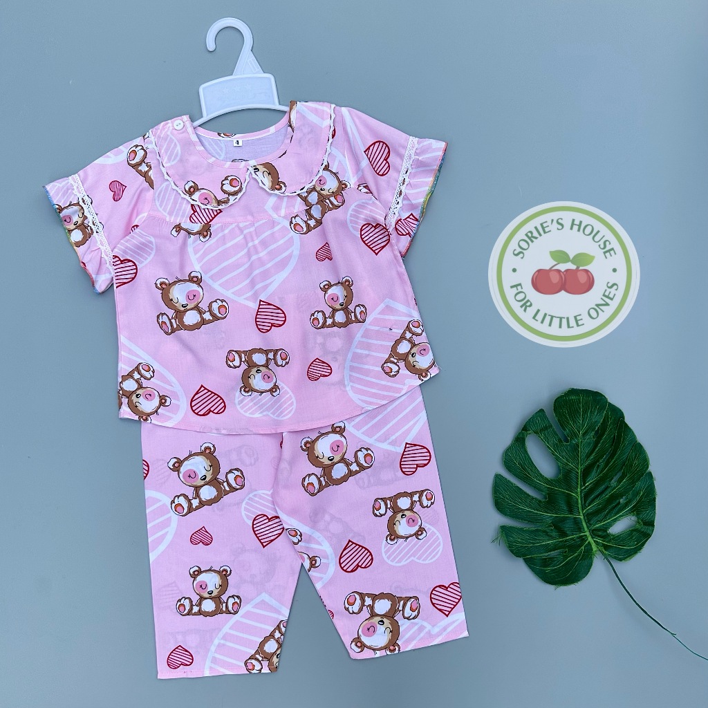 Bộ tole lanh ÁO TAY NGẮN QUẦN DÀI bé gái