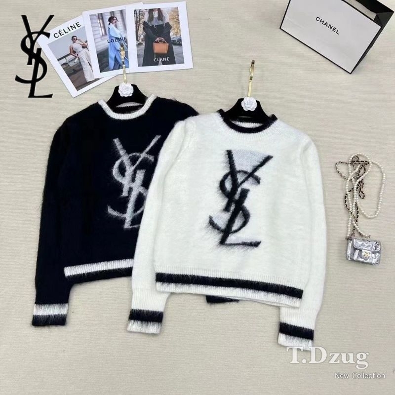 Áo len lông viền chữ hàng QCL1