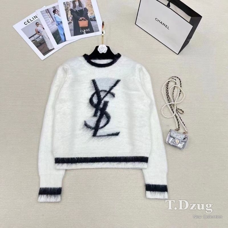 Áo len lông viền chữ hàng QCL1