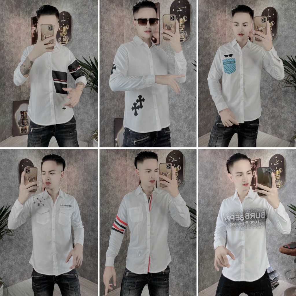 💥Áo sơ mi trắng nam tay dài hàn quốc cao cấp, sơ mi lụa nam công sở kiểu hàn quốc thời trang sang trọng
