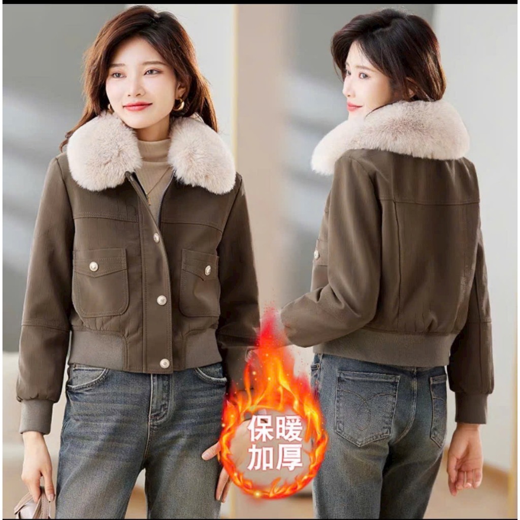 ÁO KHOÁC DA LÓT LÔNG HÀNG QUẢNG CHÂU