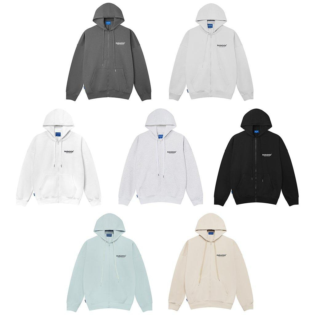 Áo hoodie zip Paradox chất nỉ cao cấp dày dặn cực chất kiểu dáng basic dễ phối đồ