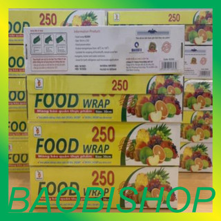 MÀNG BỌC THỰC PHẨM MÃ 250V_ BAO BÌ SHOP