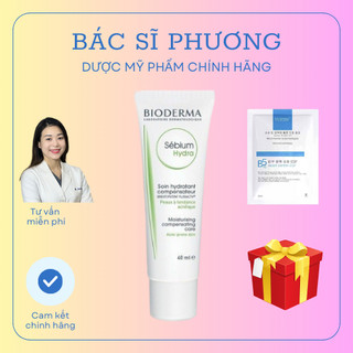 Kem dưỡng ẩm cho da mụn Bioderma Sebium Hydra - 40m