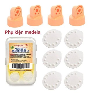 phụ kiện van trắng/van vàng máy hút sữa - tương thích máy hút sữa medela