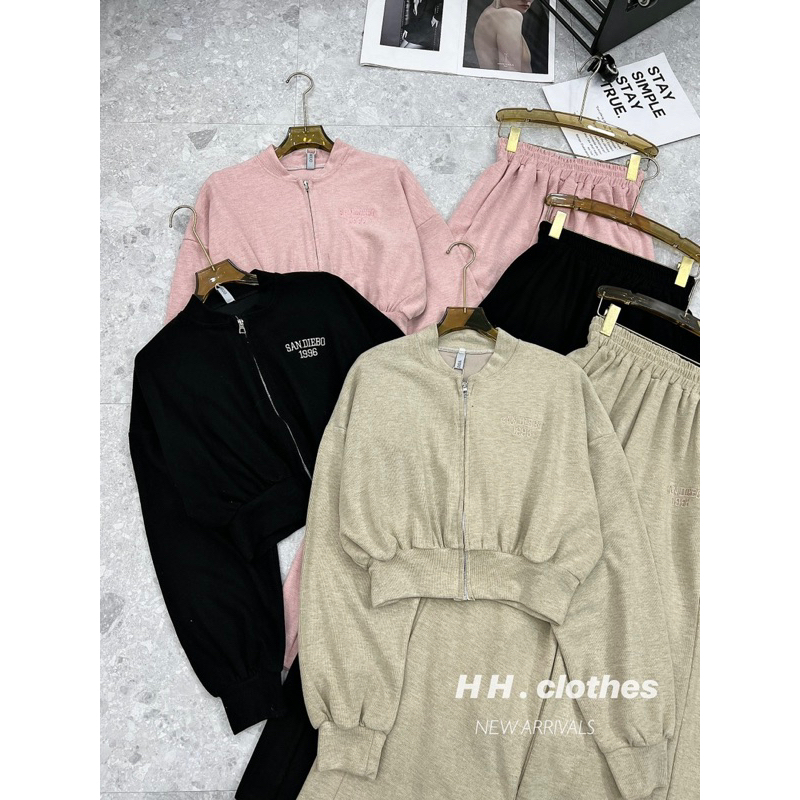 Set Len 3 Món Quần Suông Siêu Xinh
