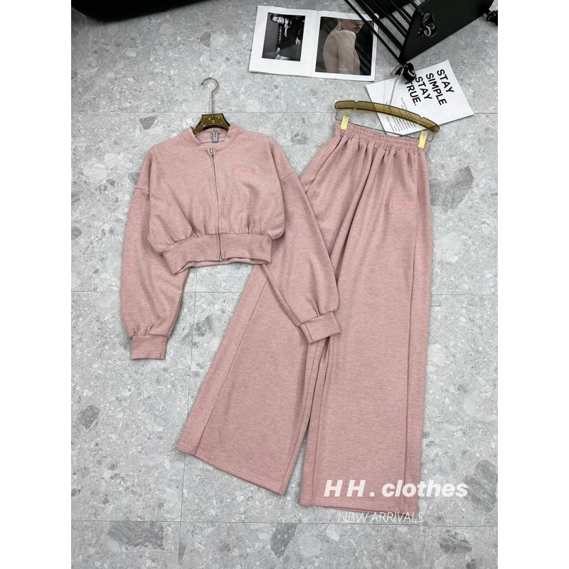 Set Len 3 Món Quần Suông Siêu Xinh