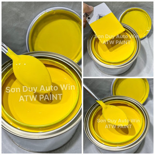  Màu Vàng Chanh Cơ Bản 2K Code D32 - Sơn ô tô xe máy lon 0.5kg 