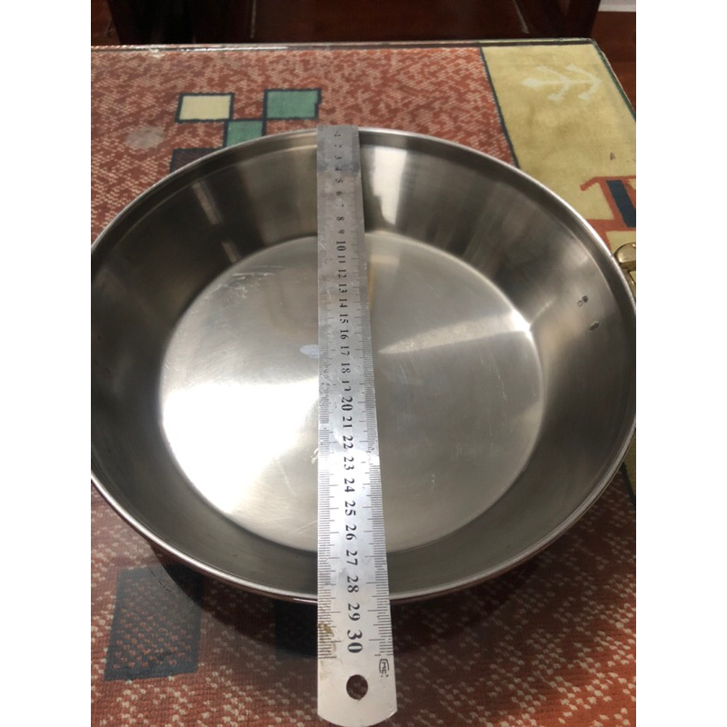 Chảo tay nơ inox 18-10