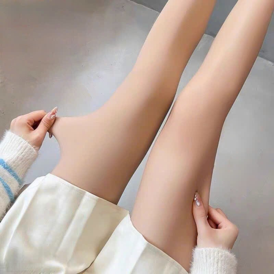 Quần tất 3D màu da thật chân siêu xịn sò chống nắng tránh rét che khuyết điểm