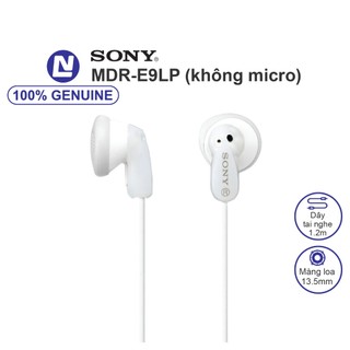 Tai nghe Sony MDR E9LP không có micro nhét tai cổ điển - đầu cắm 3.5mm