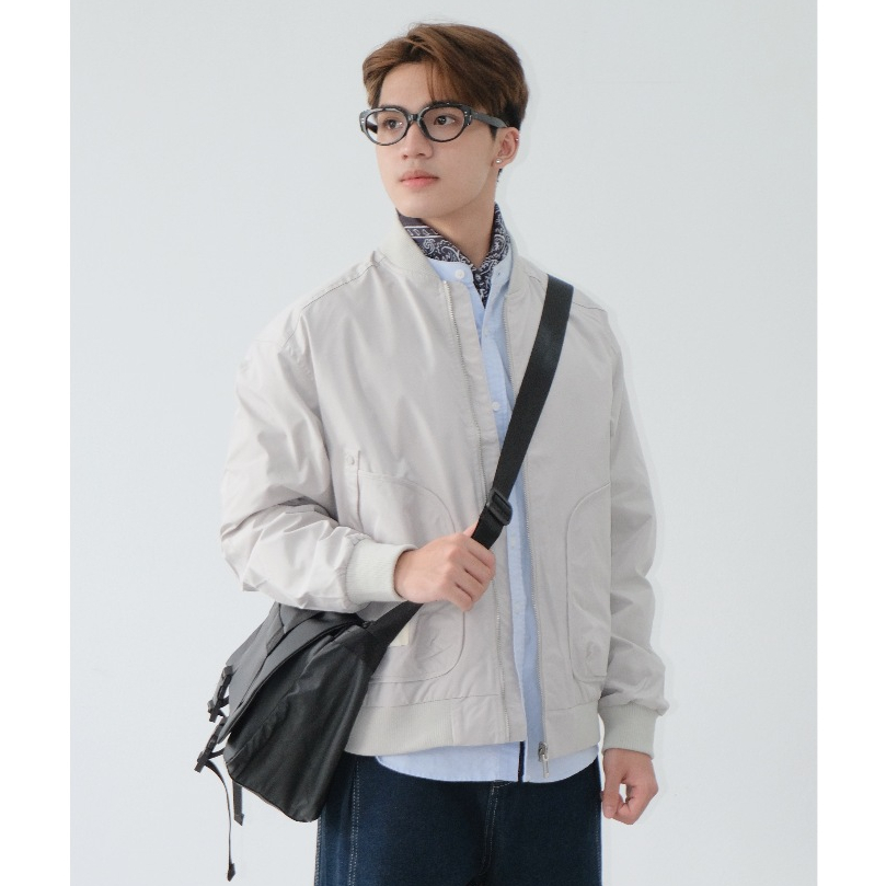 Áo khoác gió nam 2 mặt Độc menswear dệt bo tay và gấu áo cản gió, giữ ấm tốt hạn chế thấm nước - AK417