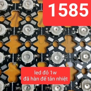 Led đỏ 1w đã hàn sẵn đế tản nhiệt