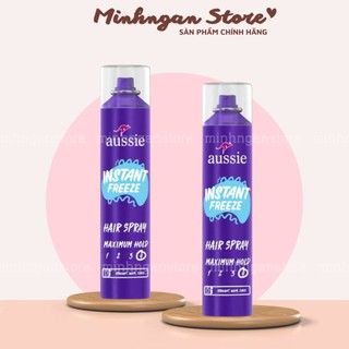 Xịt giữ nếp Aussie Aussie Instant Freeze Hairspray 283g
