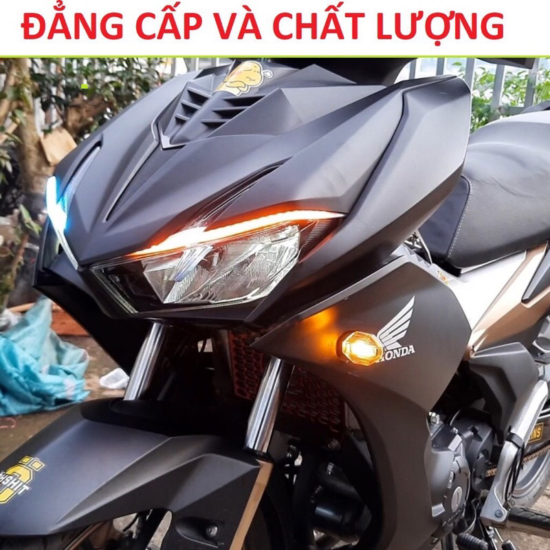 Dây đèn led nháy audi cho oto xe máy hiệu ứng 2 chế độ nháy đuổi