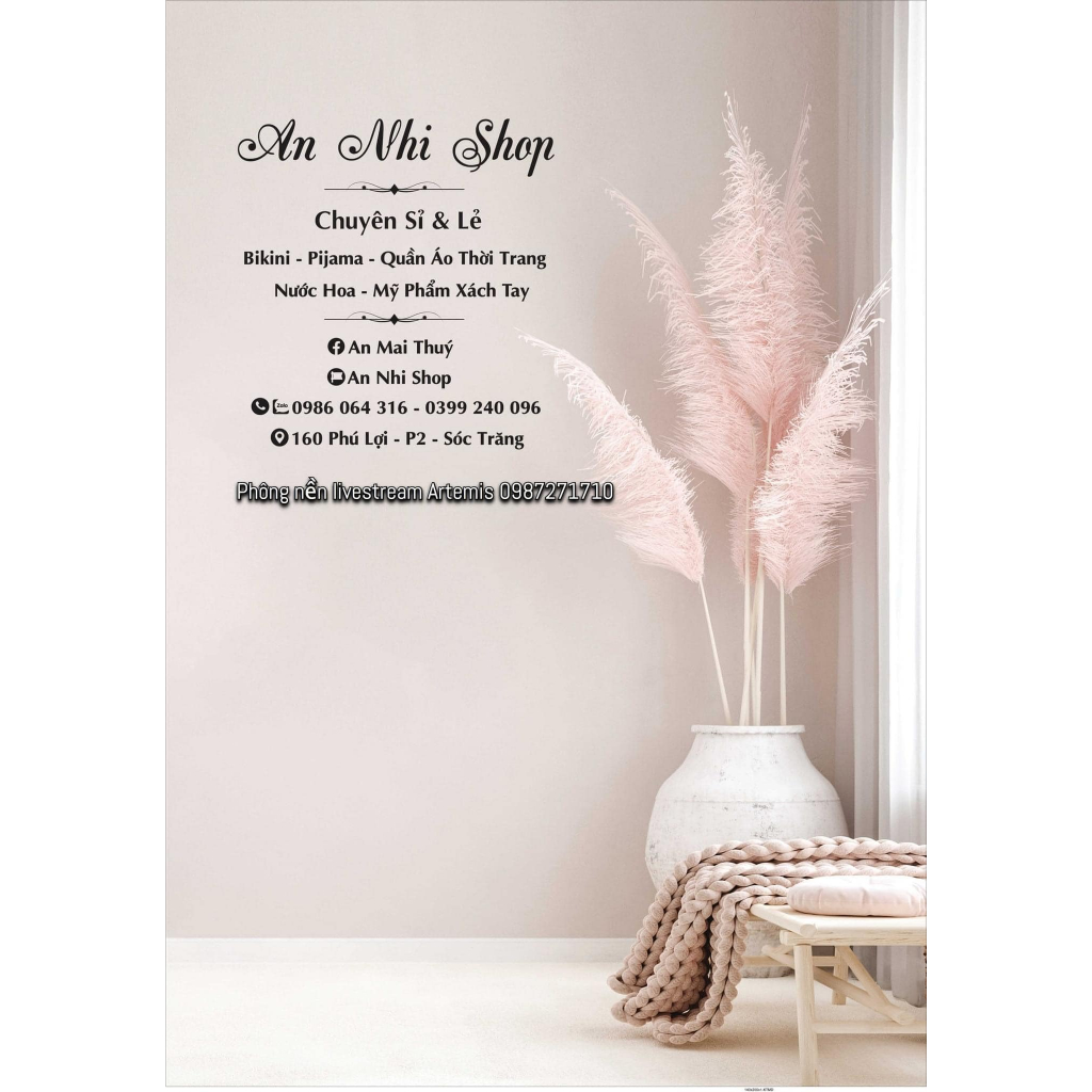 Tranh Phông Nền 3D LiveStream chụp ảnh tone màu nhẹ nhàng