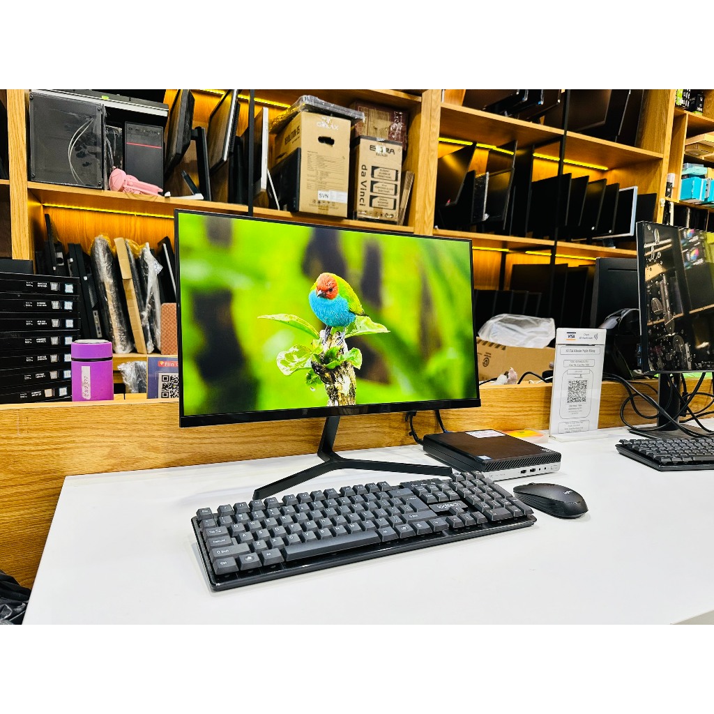 Máy tính mini HP dành cho văn phòng, nhỏ gọn cấu hình mạnh full option
