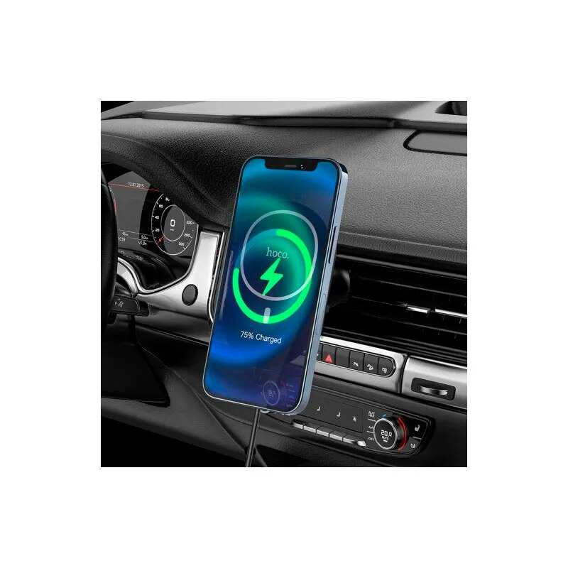 Dock sạc nhanh Magsafe không dây HOCO CA90 kẹp cửa gió Xe hơi