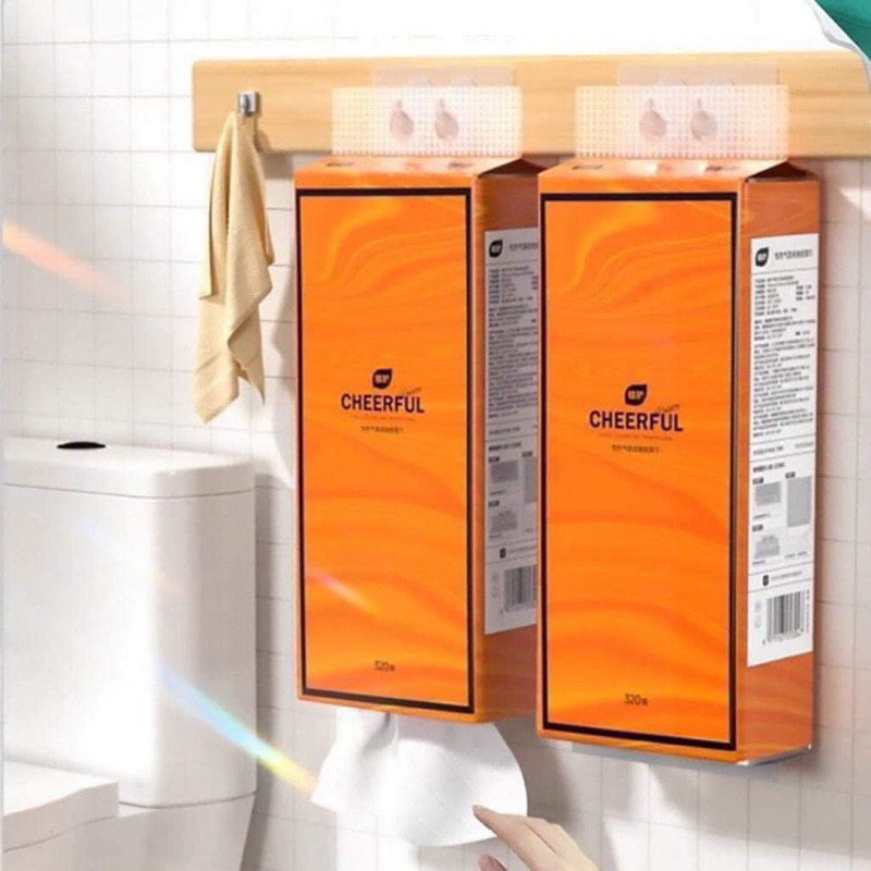Túi giấy rút treo tường Cheerful hàng chuẩn nội địa Trung