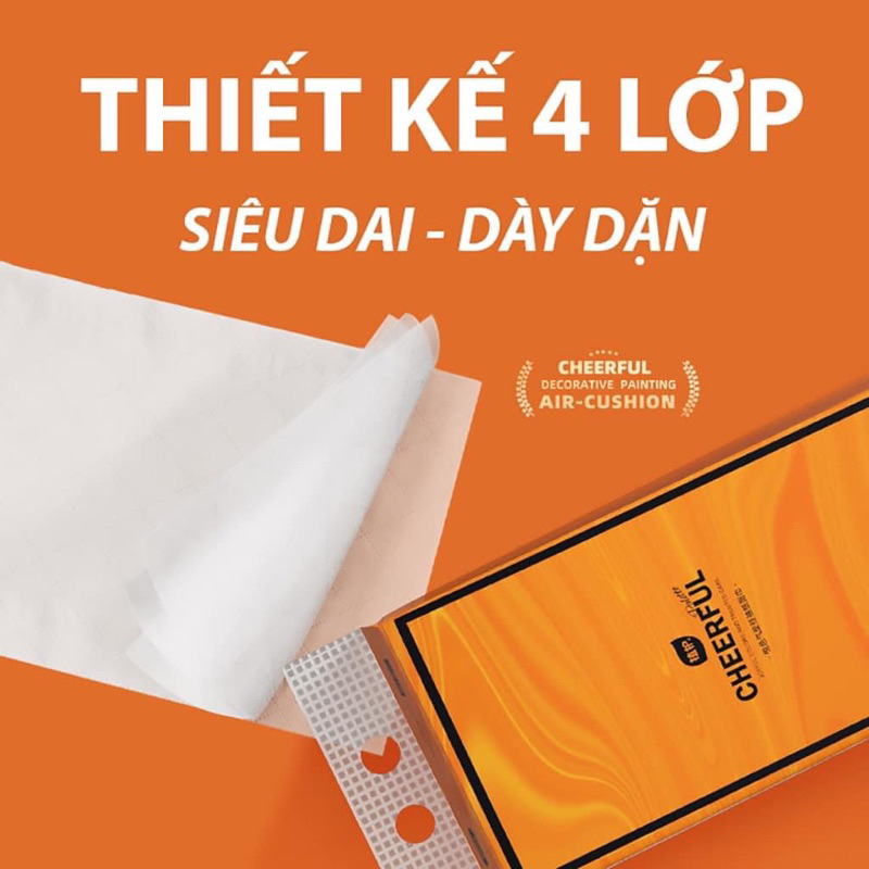 Túi giấy rút treo tường Cheerful hàng chuẩn nội địa Trung