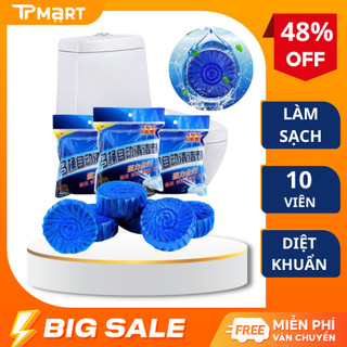 Viên tẩy bồn cầu, Combo 10 viên tẩy vệ sinh bồn cầu
