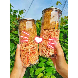 Hủ 300g mix mực cán và mực hấp xé sợi hấp dừa