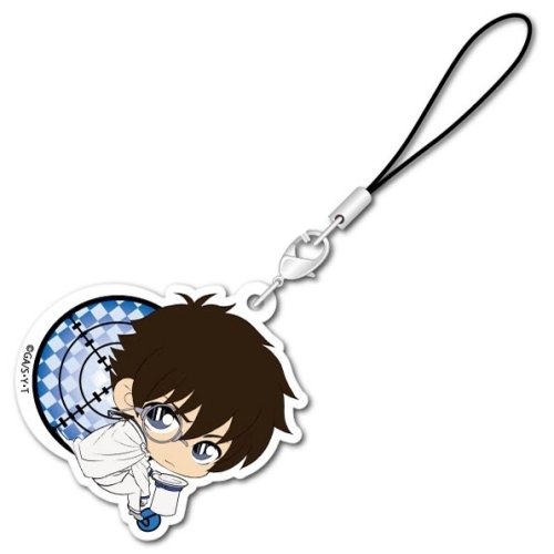 Dây treo điện thoại DETECTIVE CONAN ver BIA TẬP NGẮM Thám tử lừng danh anime chibi mica trong acrylic xinh xắn