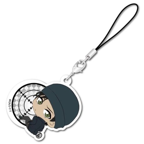 Dây treo điện thoại DETECTIVE CONAN ver BIA TẬP NGẮM Thám tử lừng danh anime chibi mica trong acrylic xinh xắn