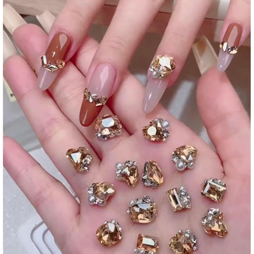 Sét Đá khối 10 viên mix kiểu