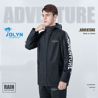  Áo mưa bộ người lớn nam nữ thể thao chống thấm nước TOLYN Bộ quần áo mưa cao cấp siêu nhẹ thời trang KP091 