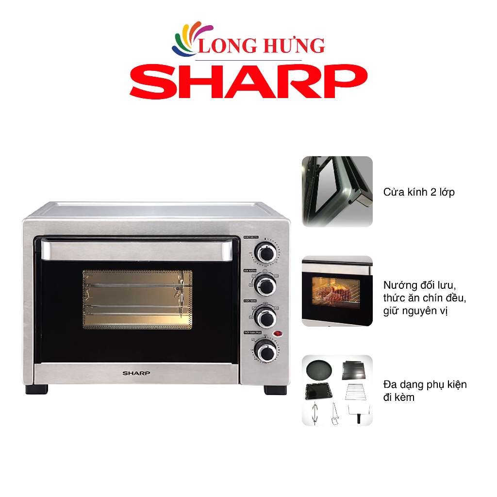 Lò nướng Sharp 32 lít EO-A324RCSV-ST - Hàng chính hãng