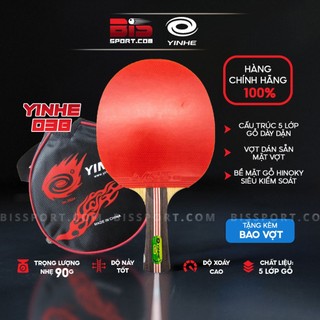 Vợt Bóng Bàn Dán Sẵn Cao Cấp Yinhe 03B Tặng Kèm Túi Vợt - Sử Dụng 2 Mặt Vợt Cao Cấp, Độ Nảy & Độ Xoáy Cực Tốt