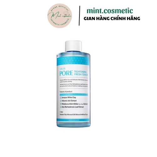 NƯỚC HOA HỒNG PORE TIGHTENING FRESH TONER RIRE 300ml
