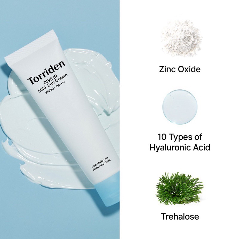 Kem Chống Nắng Nâng Tone Torriden Drive In Mild Sun Cream SPF50+ 60ml